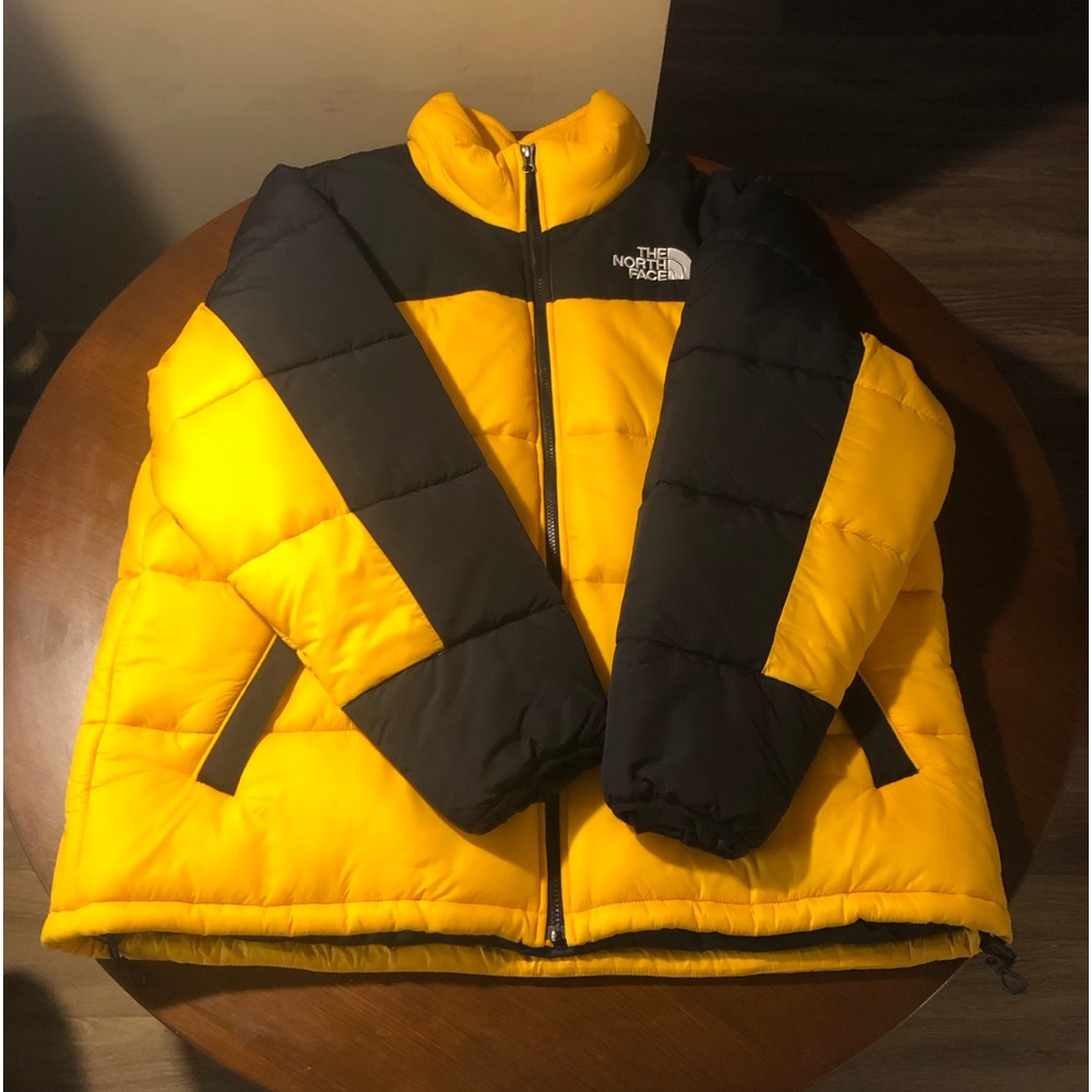 NWOT The North Face Himalayan Insulated Puffer - yellow/Black XXL